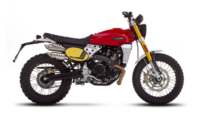 Fantic Caballero SCRAMBLER 500 rot / blau