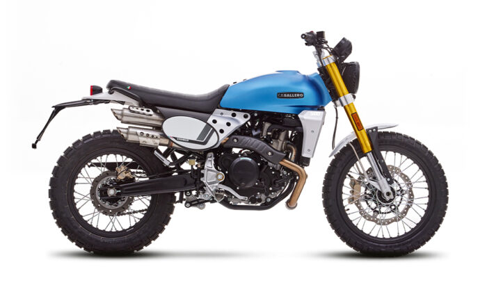 Fantic Caballero SCRAMBLER 500 rot / blau – Bild 2